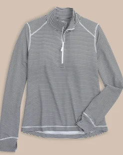 New Southern Tide Team Colors Runaround Quarter Zip Pull Over