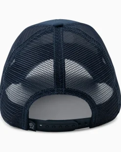 Outlet Southern Tide Tennessee Patch Performance Trucker Hat Seven Seas Blue
