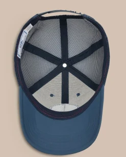 Outlet Southern Tide Tennessee Patch Performance Trucker Hat Seven Seas Blue