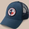 Best Southern Tide Texas Patch Performance Trucker Hat Seven Seas Blue