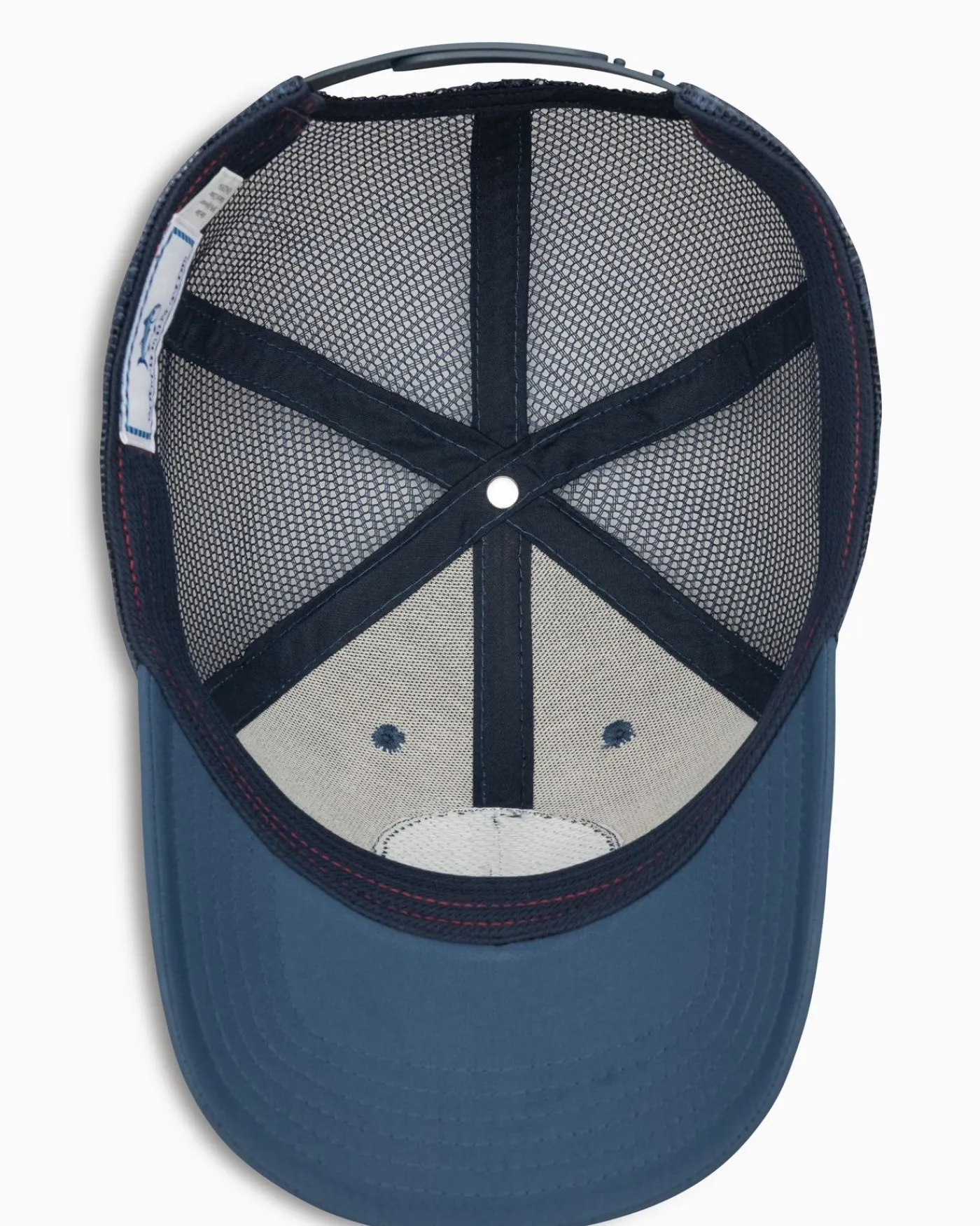 Best Southern Tide Texas Patch Performance Trucker Hat Seven Seas Blue