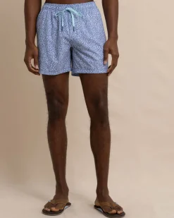 Sale Southern Tide That Floral Feeling Swim Trunk