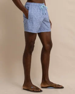Sale Southern Tide That Floral Feeling Swim Trunk