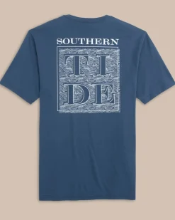 Best Southern Tide The Whaler Short Sleeve T-Shirt Aged Denim