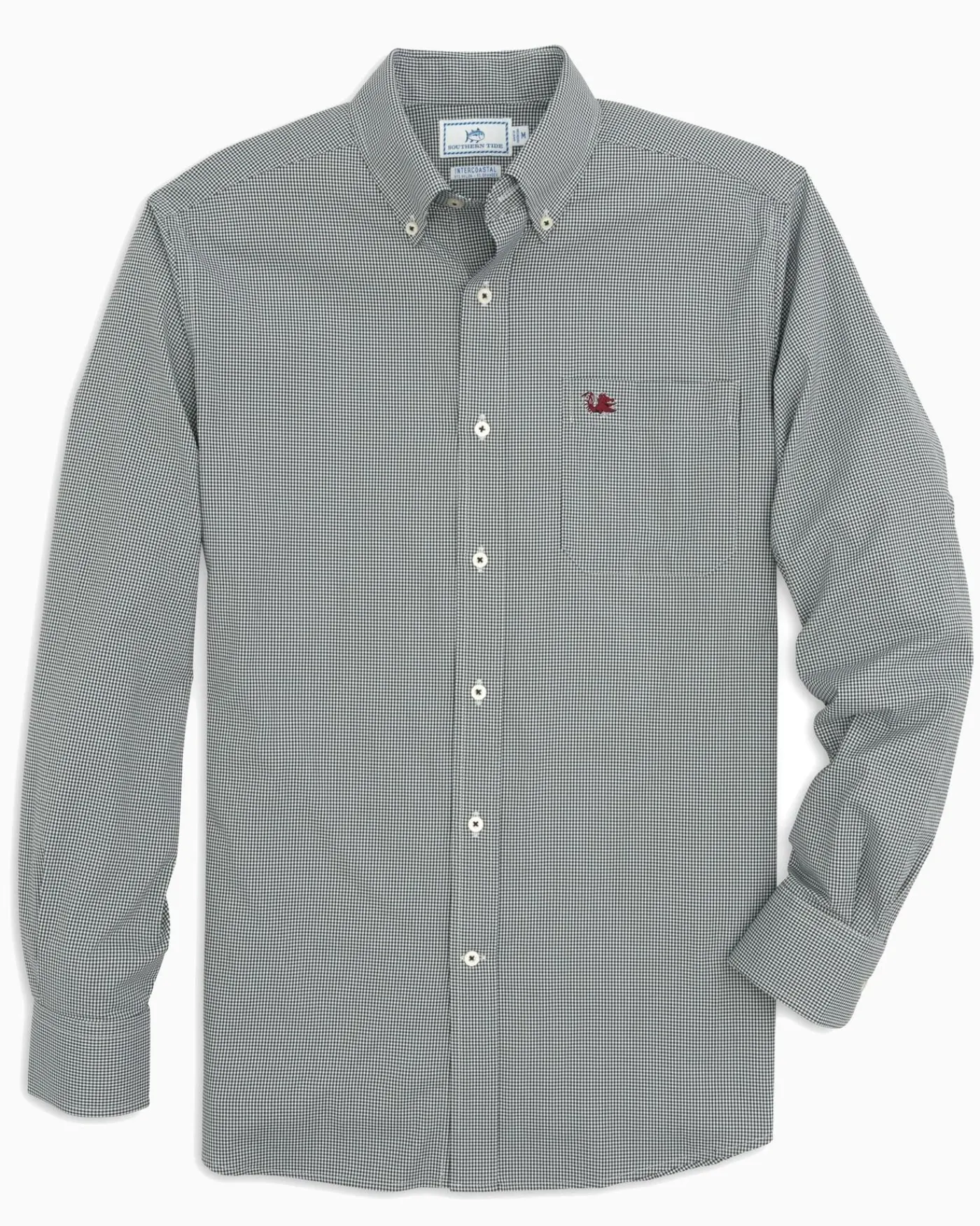 Best Sale Southern Tide Usc Gamecocks Gingham Button Down Shirt