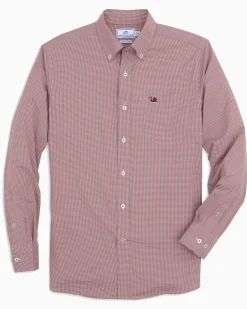Best Sale Southern Tide Usc Gamecocks Gingham Button Down Shirt