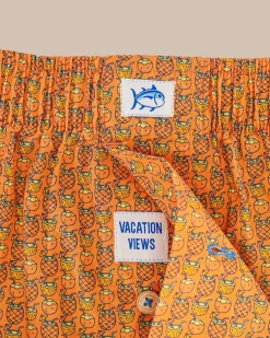 Fashion Southern Tide Vacation Views Boxer Desert Flower Coral