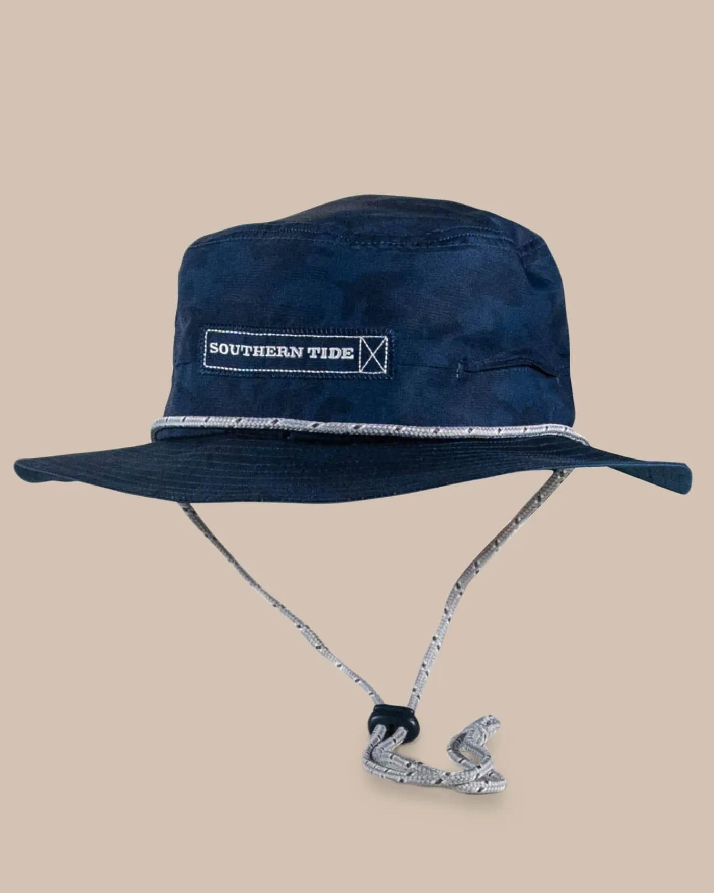 Outlet Southern Tide Waterway Camo Print Performance Sun Hat - Navy True Navy