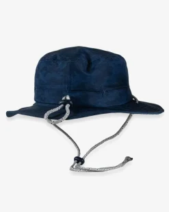 Outlet Southern Tide Waterway Camo Print Performance Sun Hat - Navy True Navy