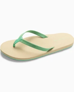 Best Southern Tide Womens Leather Weekend Flipjacks Starboard Green