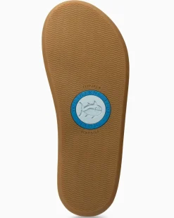Hot Southern Tide Women'S Navy Leather Weekend Flipjacks Nautical Navy