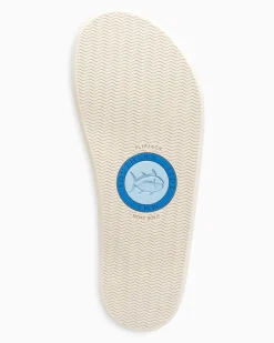 Best Southern Tide Women'S Weekend Leather Flipjacks Metallic Gold