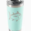 Fashion Southern Tide Yeti Rambler 20 Oz Skipjack Tumbler Seafoam
