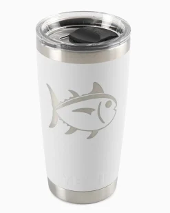 Hot Southern Tide Yeti Rambler 20 Oz Skipjack Tumbler Seafoam