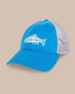 Best Sale Southern Tide Youth Flyday Trucker Hat Blue