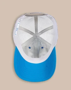 Best Sale Southern Tide Youth Flyday Trucker Hat Blue