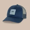 Shop Southern Tide Youth Gradient Skipjack Trucker Hat Navy