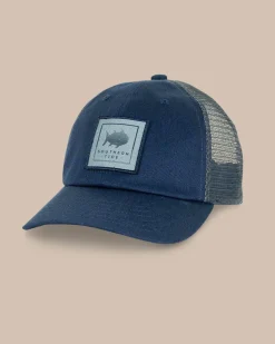 Shop Southern Tide Youth Gradient Skipjack Trucker Hat Navy