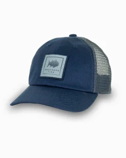 Shop Southern Tide Youth Gradient Skipjack Trucker Hat Navy