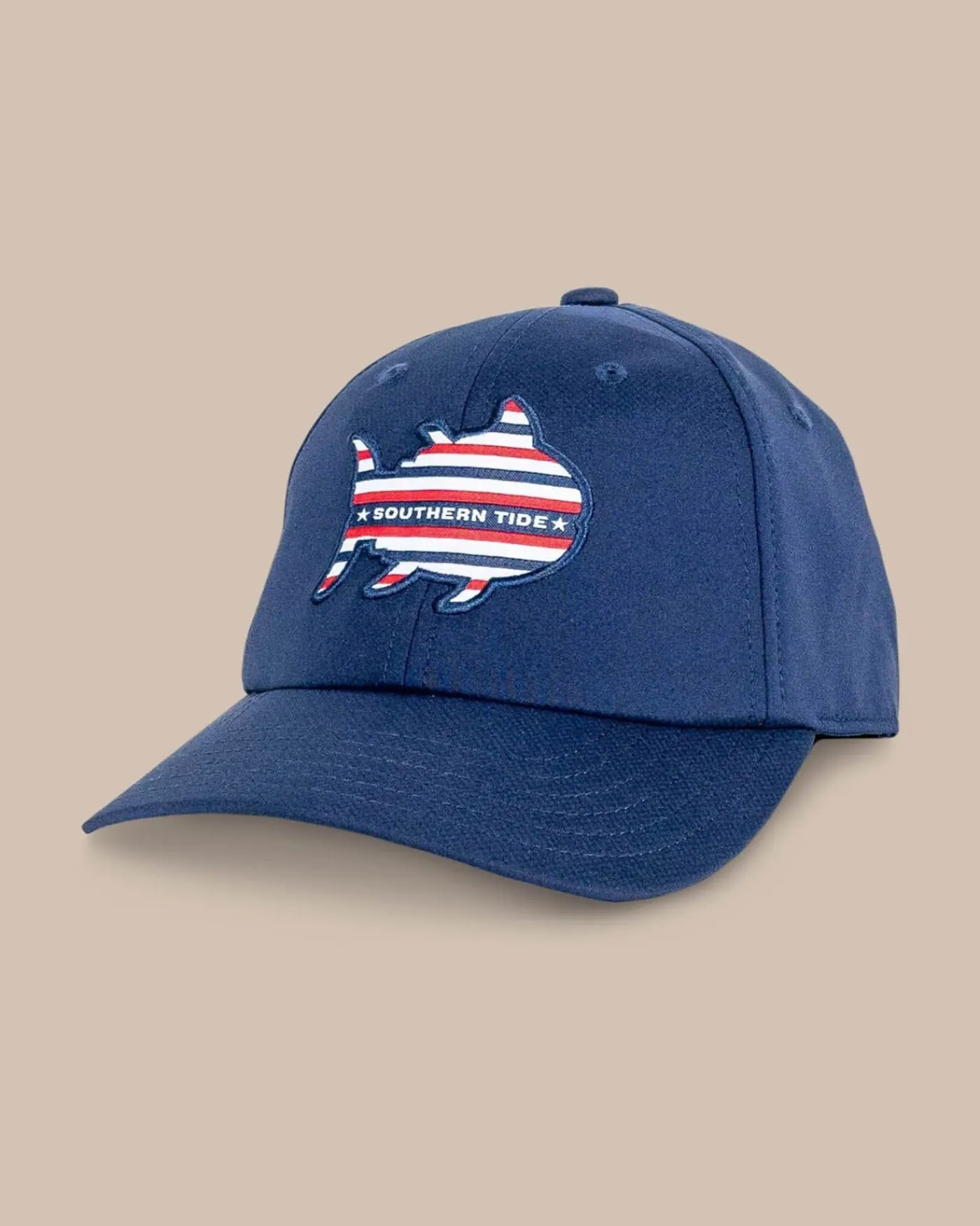 Sale Southern Tide Youth Rockets Red Glare Performance Hat Navy