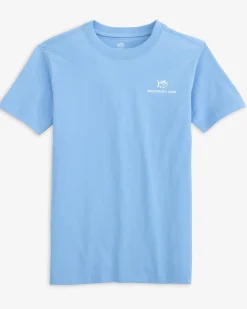 Cheap Southern Tide Youth Skipping Jacks Fill T-Shirt Ocean Channel